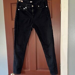 True Religion Women's Black Skinny Jeans